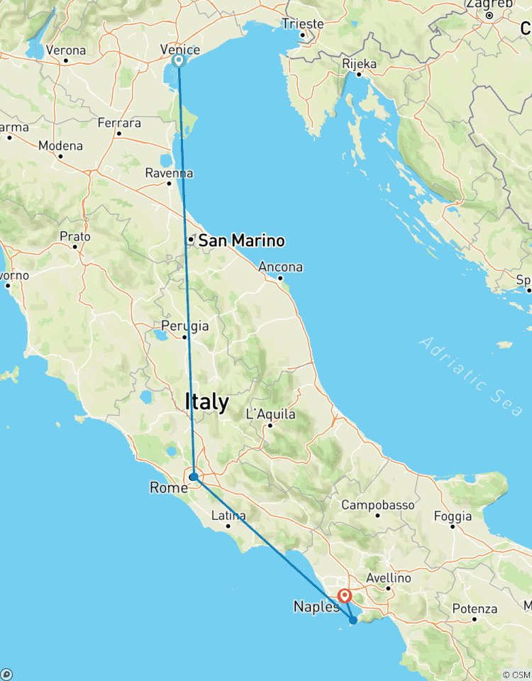 Circuito La Aventura Italiana Definitiva: Experiencia en Venecia, Roma y la Costa Amalfitana