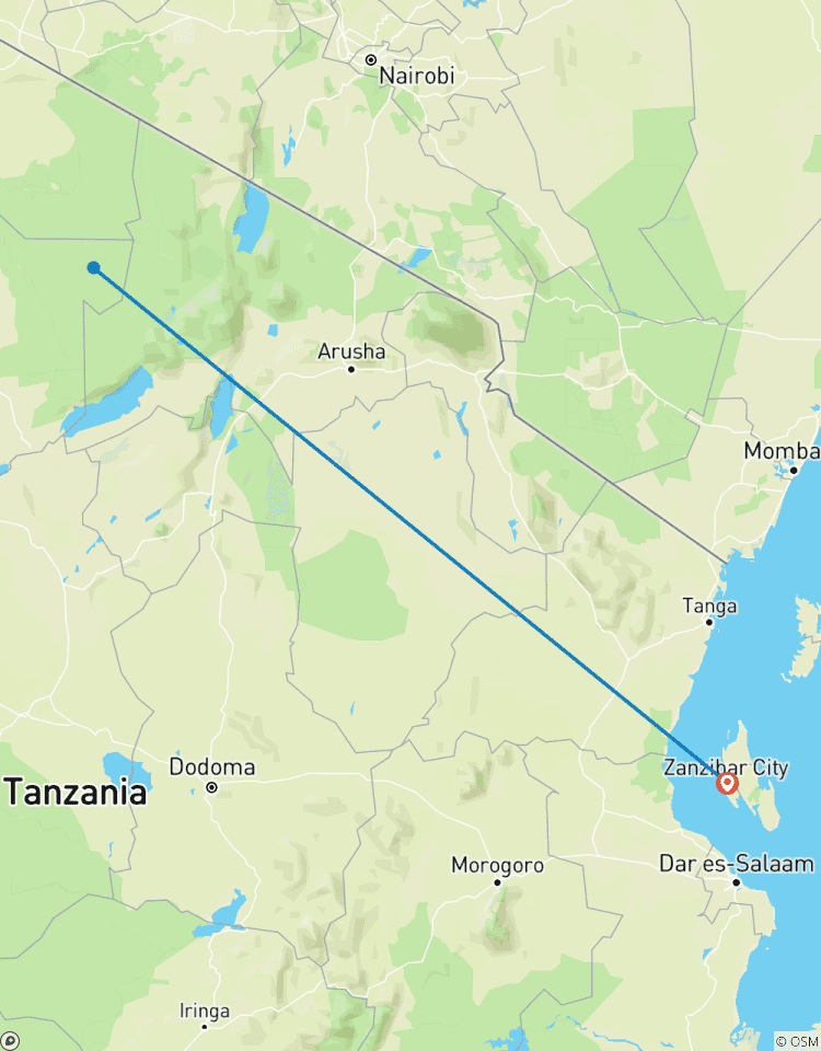 Entdecken Sie die 3 Tage Tansania-Safari von Sansibar aus Fly In - Fly Out) Rundreise