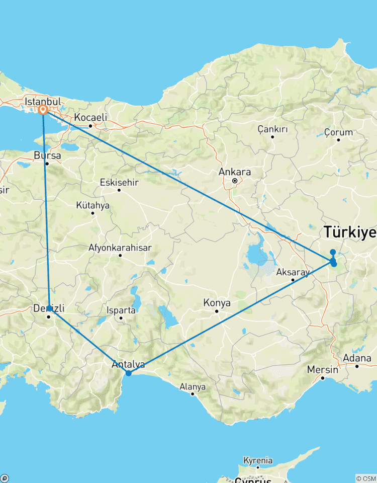 Circuito 8 Días Delicias Turcas - Estambul Capadocia Antalya Pamukkale
