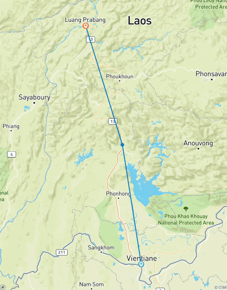 LAOS FAMILY TOUR 12 JOURS 11 NUITS EN VOYAGE PRIVE (Vientiane - Vang Vieng - Luang Prabang) circuit
