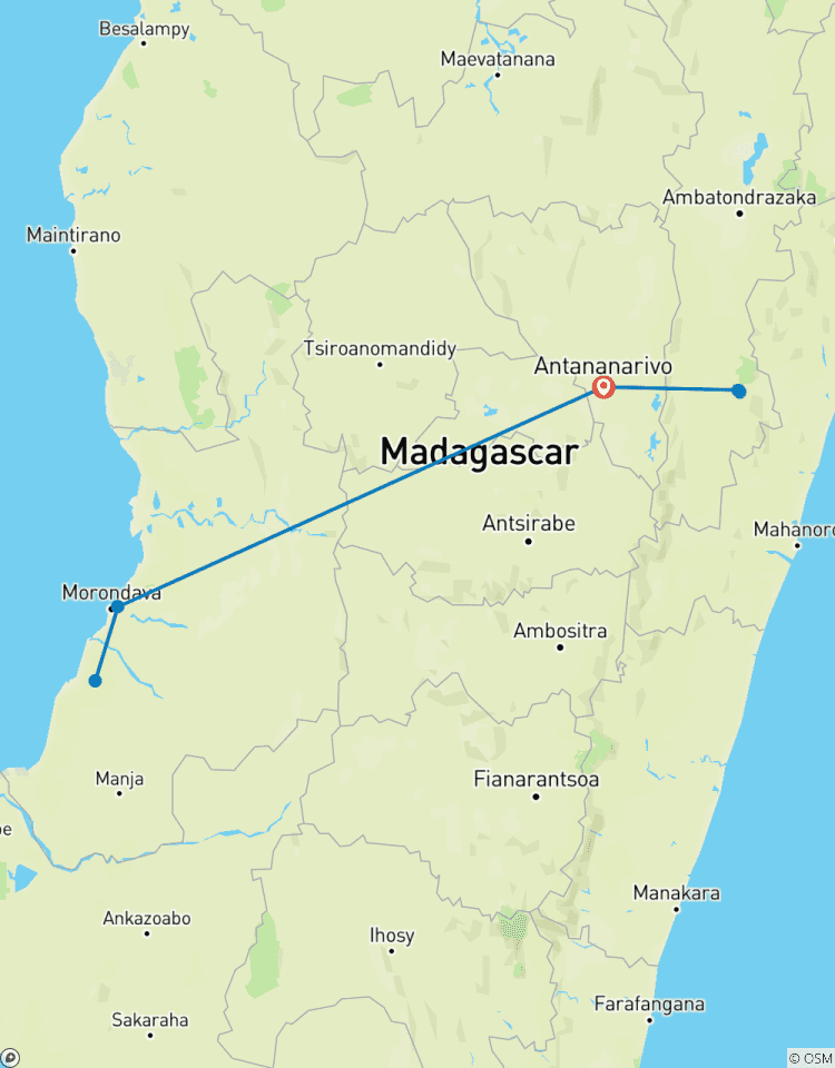 Madagascar Lemurs & Baobabs (Disponible toute l\'année) circuit