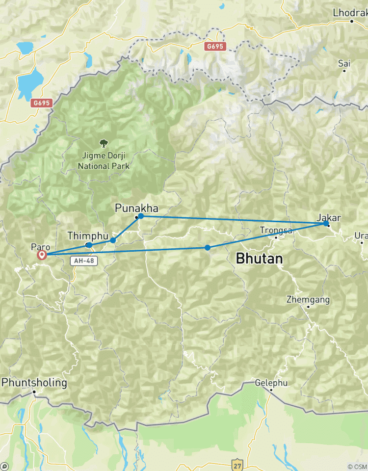 Voyage enchanteur au Bhoutan circuit
