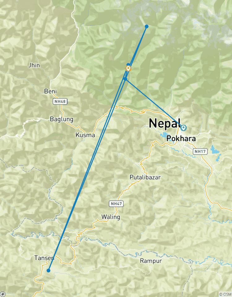 Trek du camp de base de l\'Annapurna - 7 jours circuit