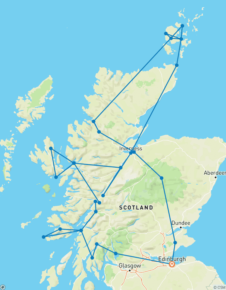 Iona, Mull, Skye & Orkney – vanuit Edinburgh – 9 dagen-rondreis