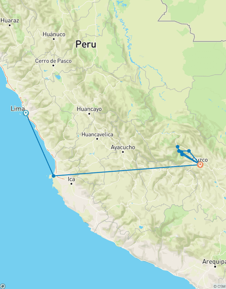 Exploration du Pérou 8 jours - Lima, Andes et aventure dans la jungle inca jusqu\'au Machu Picchu (avec vols locaux inclus) circuit