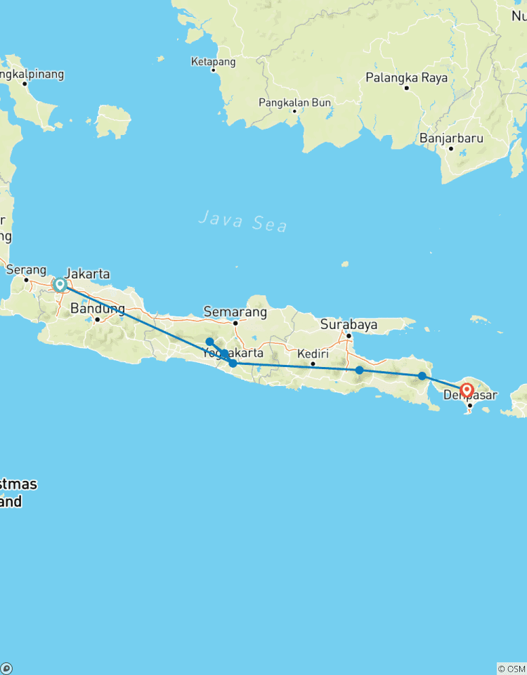 Circuito desde Yakarta : Lo mejor de Java : viaje privado