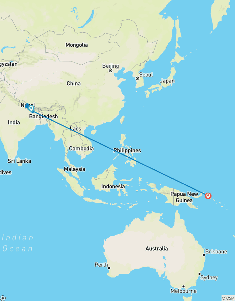 Hindu-Pilgerreise von Nepal nach Indien Rundreise