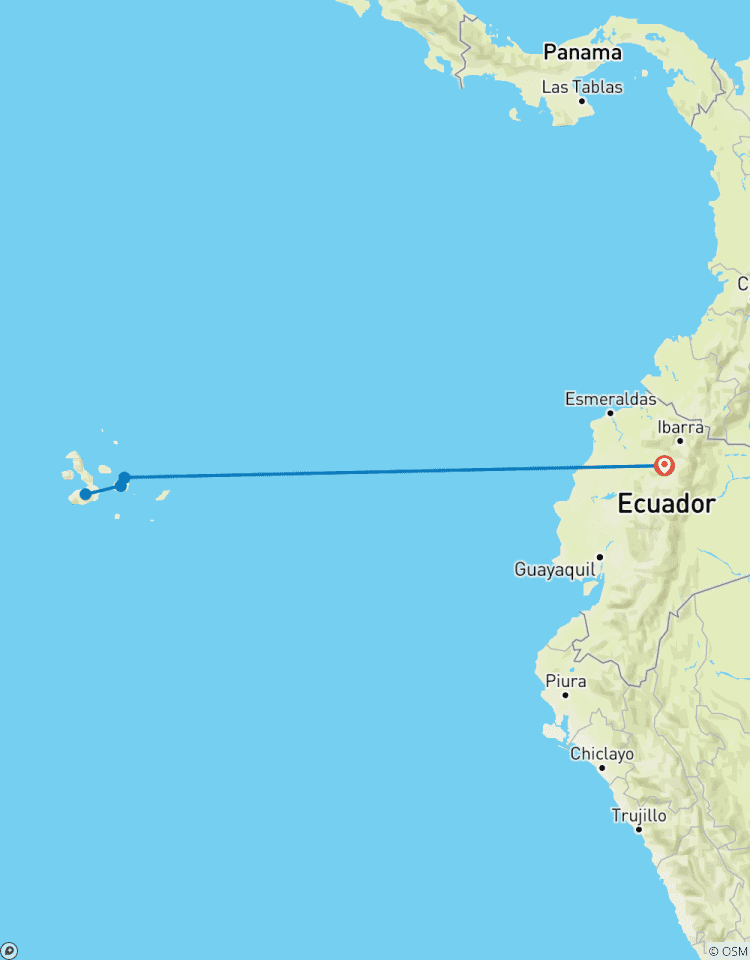 Familie Galapagos Landtour + Flugticket (Private Tour) Rundreise