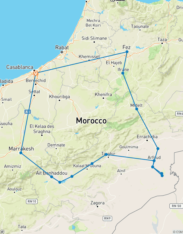 Maroc Express : Un voyage d\'une semaine circuit