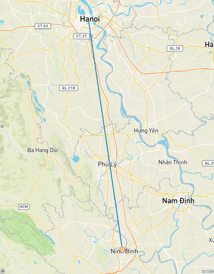 Ninh Binh - Hoa Lu - Tam Coc - Mua Cave By Limousine Bus circuit