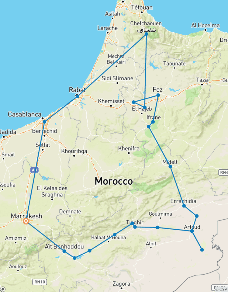 Couleurs du Maroc circuit