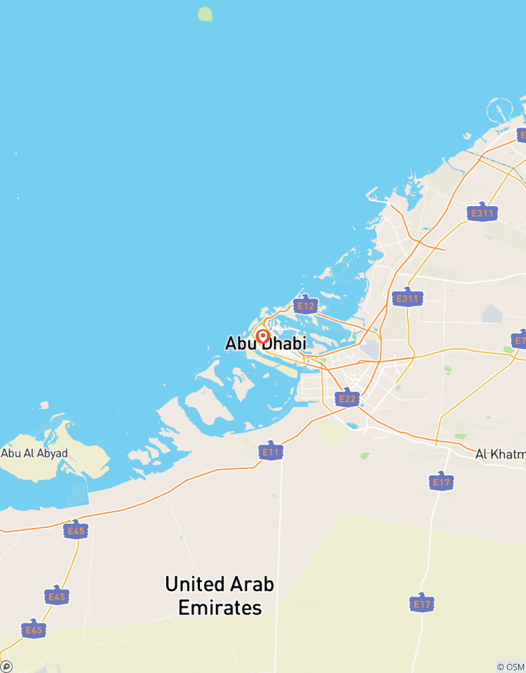 Circuito 6 días en el desierto de los Emiratos Árabes Unidos.