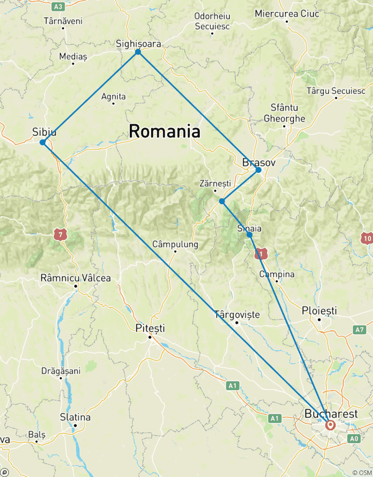 Depuis Bucarest : Visite privée de 2 jours à Brasov, Sighisoara et Sibiu circuit