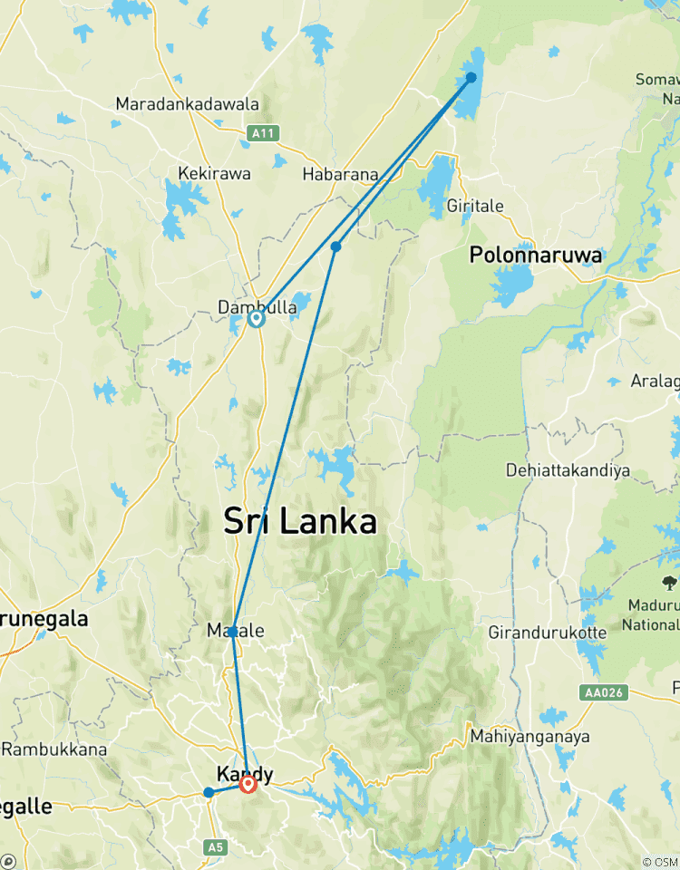 Circuito Encantos de Ceylon ( 3 Días/2 Noches)