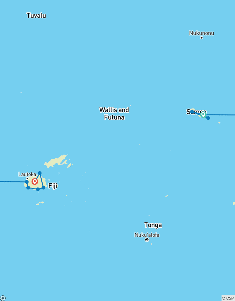 Samoa & Fidschi Abenteuer Rundreise