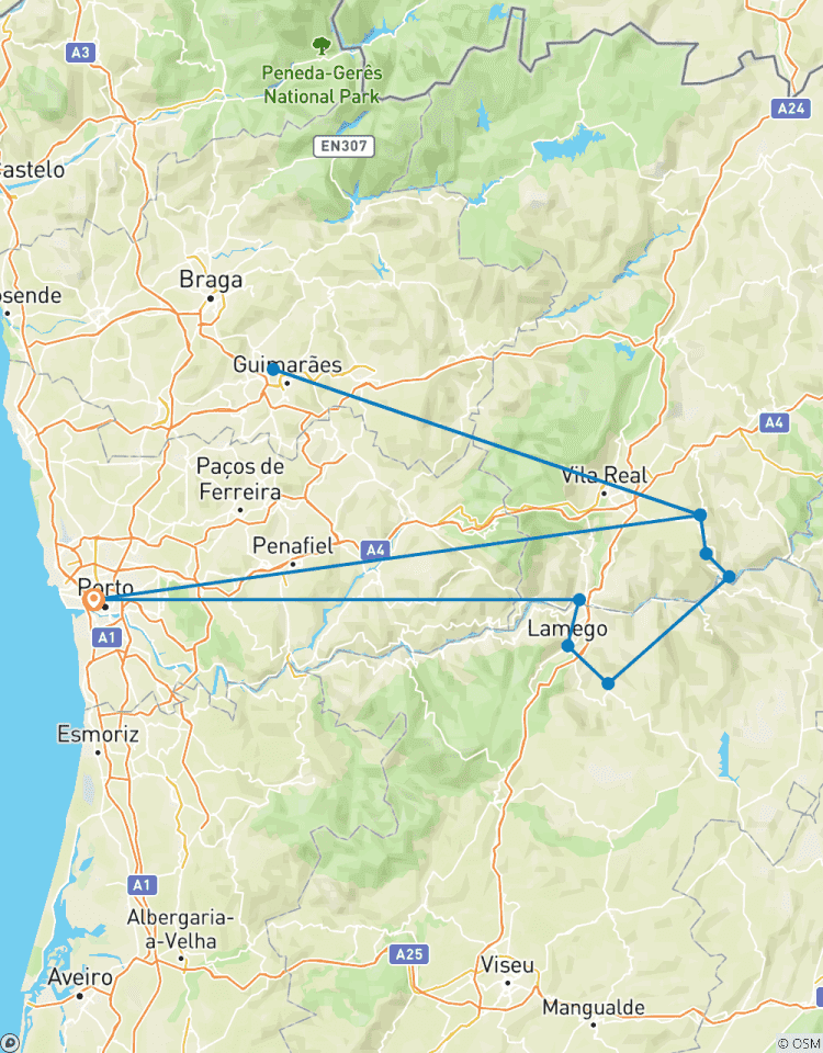 Circuito Excursión autoguiada a pie por la región vinícola del Duero