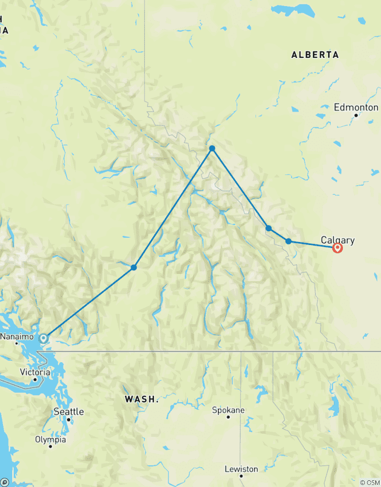 5-daags Rockies avontuur met Rocky Mountaineer (vanuit Vancouver) - Beperkte tijd gratis Columbia Icefield Adventure pas-rondreis