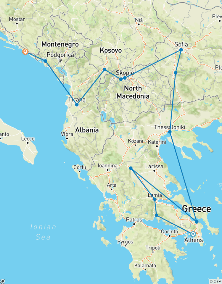 Mythic Wonders: Athens to Dubrovnik Adventure - Small Group Tour Tour