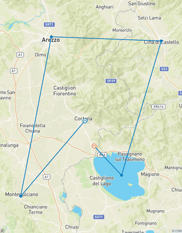 Tuscany Walking, Cooking & Yoga Tour Tour