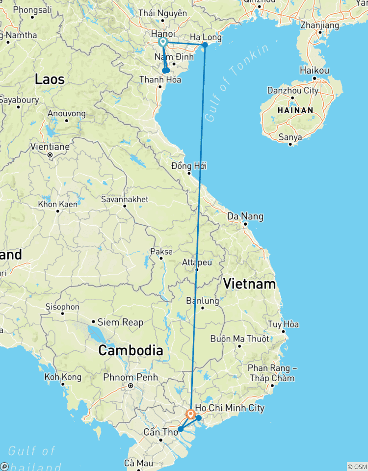Exploration of Northern and Southern Vietnam 7Days/6Nights Tour