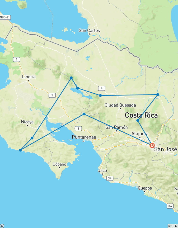 Fietsen in Costa Rica-rondreis