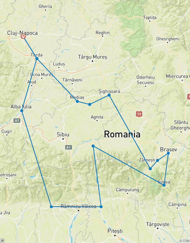 Best of Transylvania Motorcycle Tour Tour