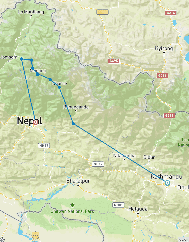 Circuit à l\'Annapurna - 9 jours circuit