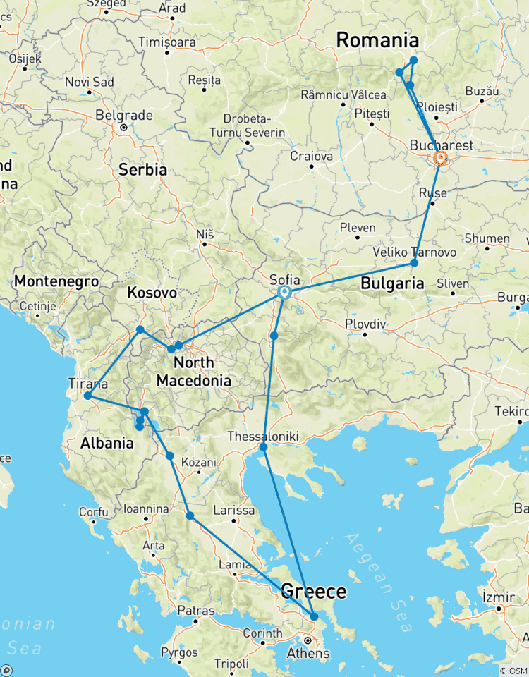 Sofia to Bucharest Grand Discovery Tour - Small Group Tour Tour
