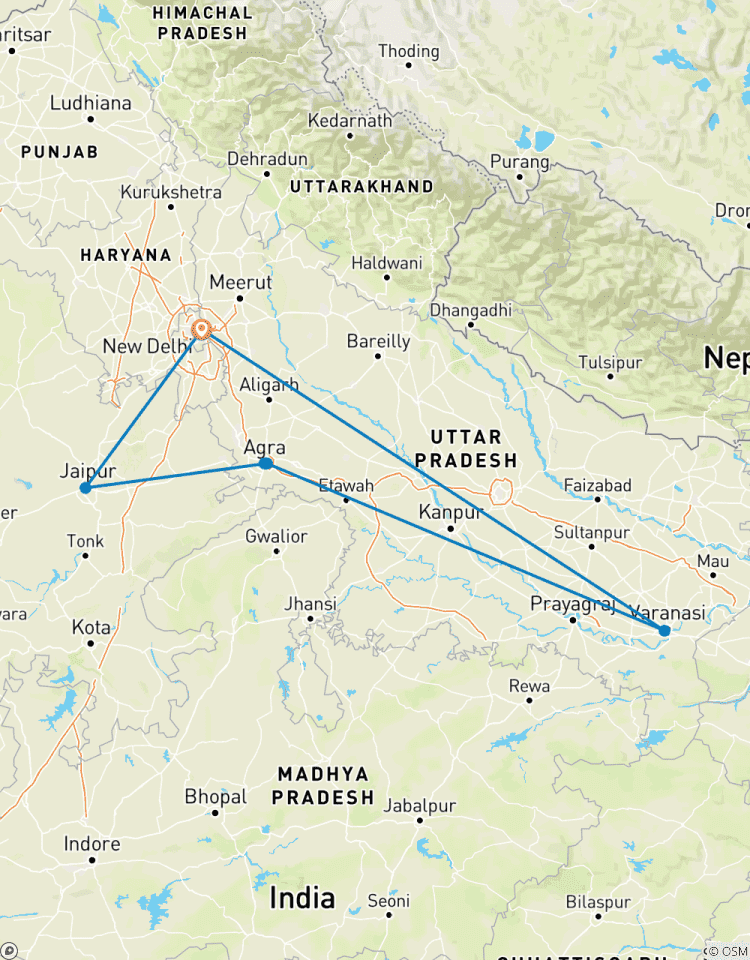 Circuito Triángulo de Oro y Benarés - 7 días de cultura, espiritualidad y la India más emblemática