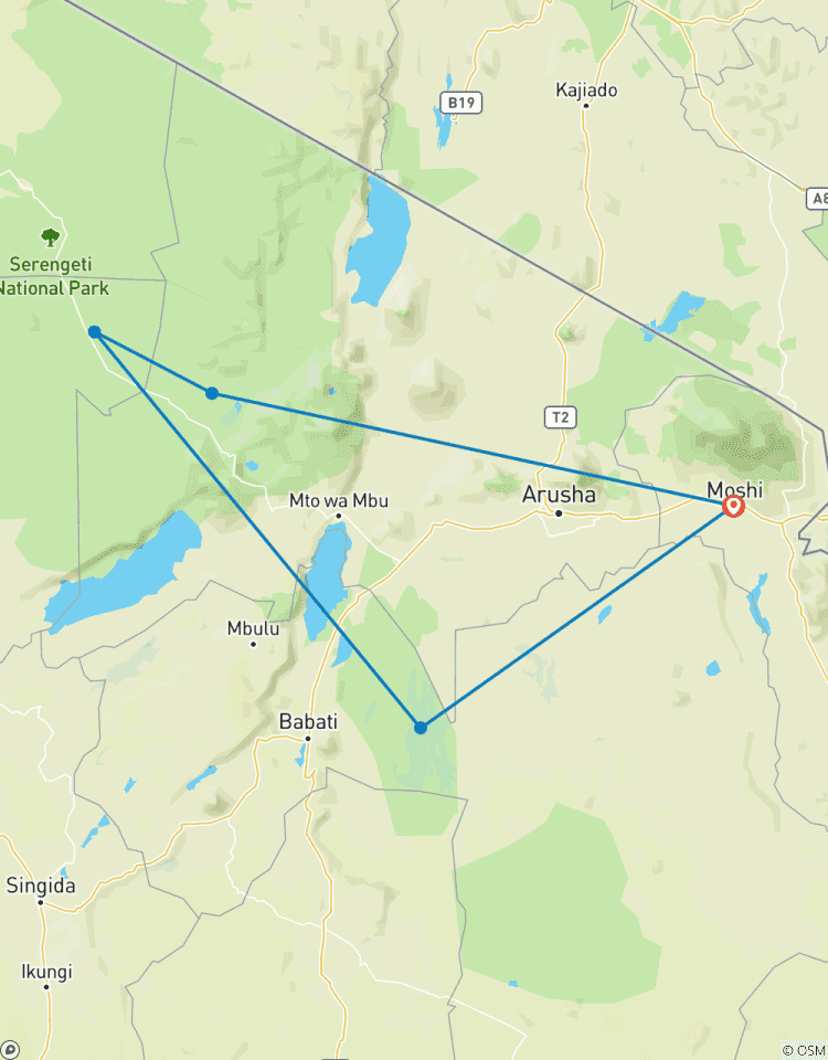 Safari camping de 6 jours avec les Big Five en Tanzanie circuit
