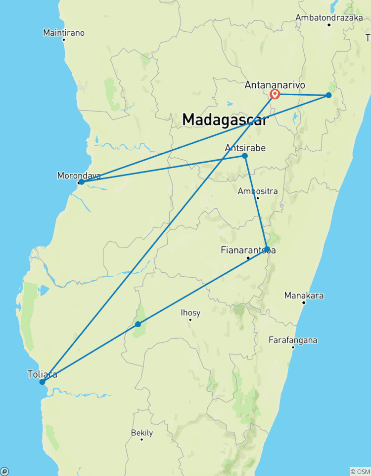 Les perles de Madagascar circuit