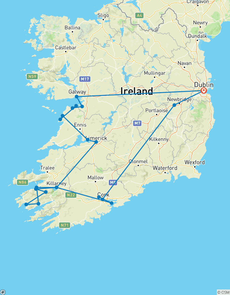 Blarney Castle, Ring of Kerry & Cliffs of Moher Tour