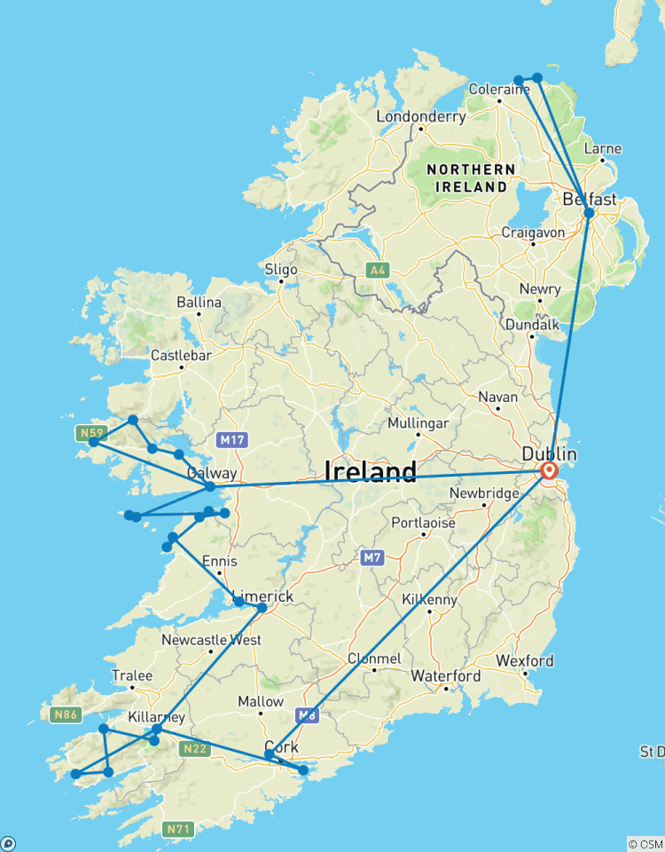 9 days in Ireland: Titanic Rail Trail & Wild Atlantic Way Tour