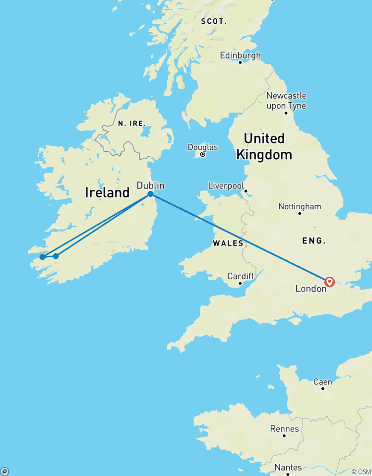 London - Dublin & The Ring of Kerry Tour