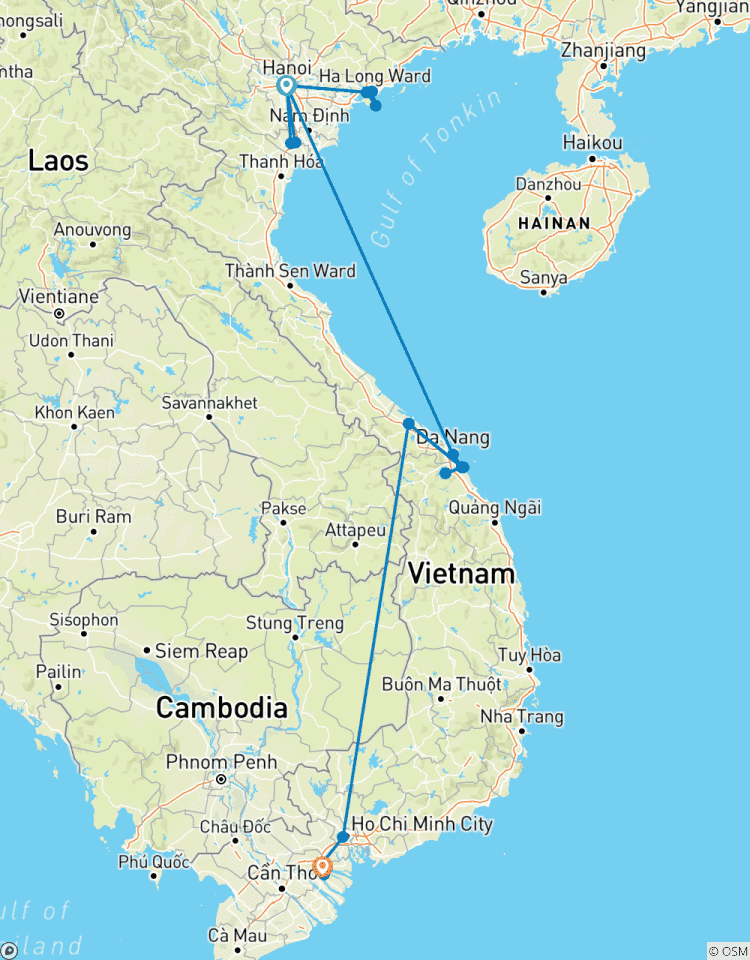 Rondreis door Vietnam – excursies naar de hoogtepunten – 12 dagen-rondreis