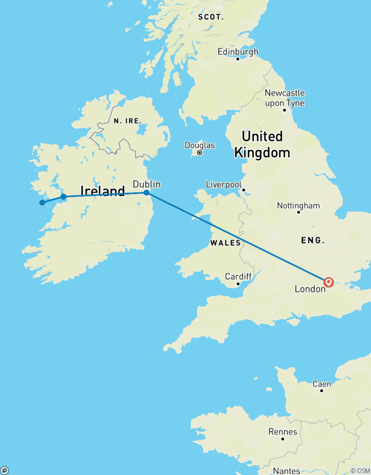 London - Dublin & The Aran Islands Tour