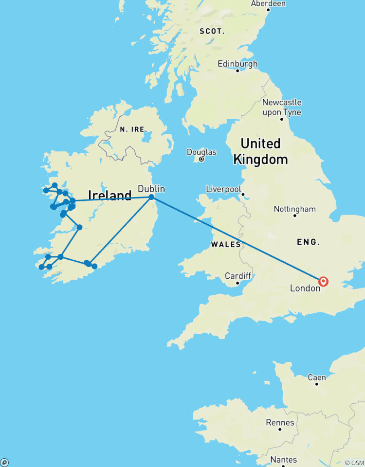 London - Dublin & The All Ireland Tour Tour