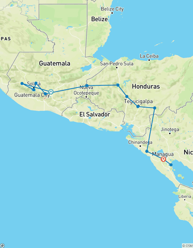 Kreuz & Quer durch Mittelamerika Rundreise