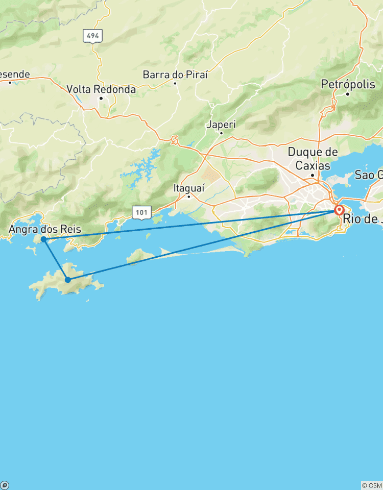 Rio +Angra and Ilha Grande day tour (5 Days) Tour