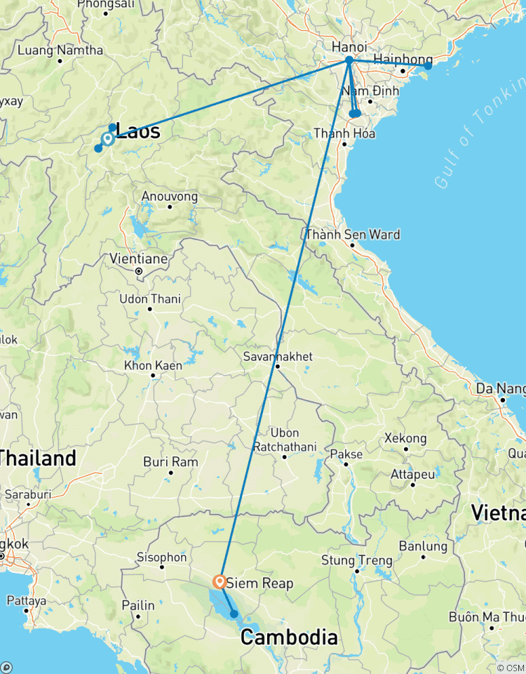 Vietnam, Angkor & Luang Prabang 10 Tage Rundreise