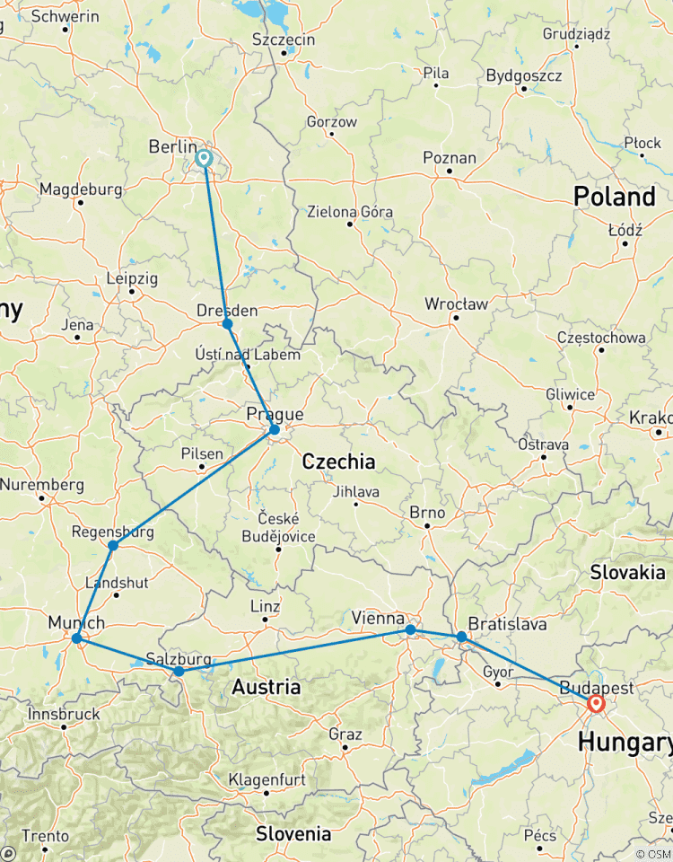L\'Europe magique : de Berlin à Budapest (Hôtels 4 étoiles) circuit