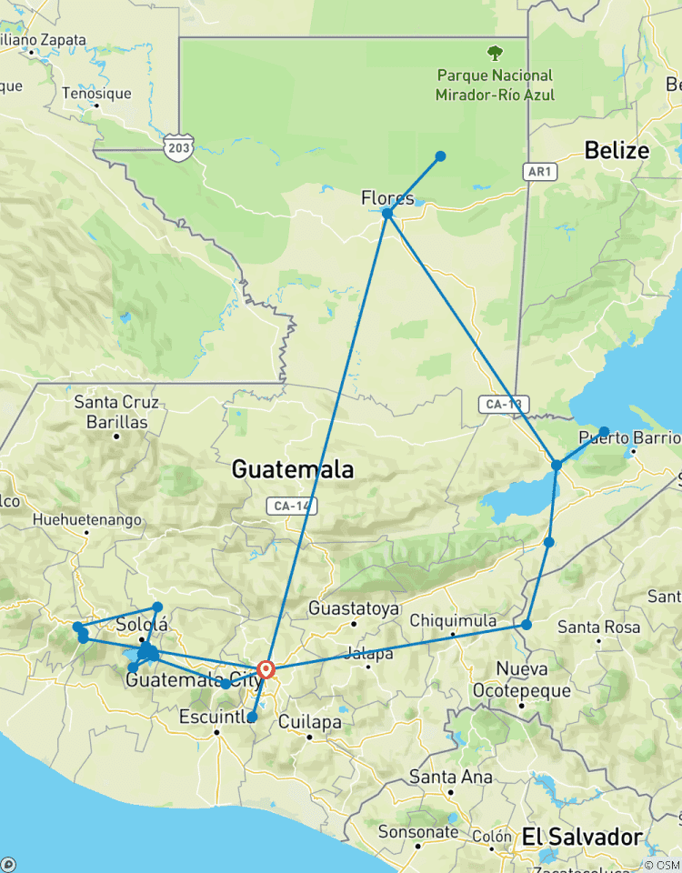 Guatemala & Copan Rundreise