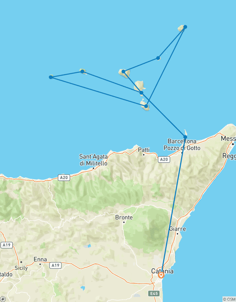 Circuito Circuito a las islas Eolias: Las 7 perlas de Sicilia