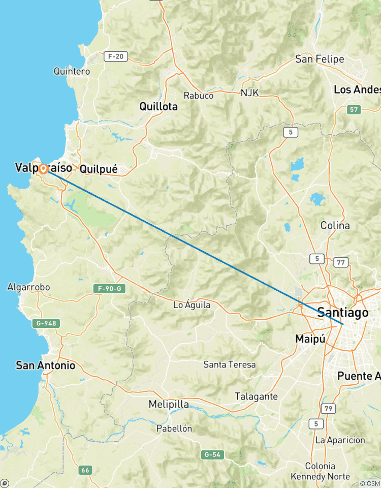 Santiago and Valparaíso (5 Days) Tour