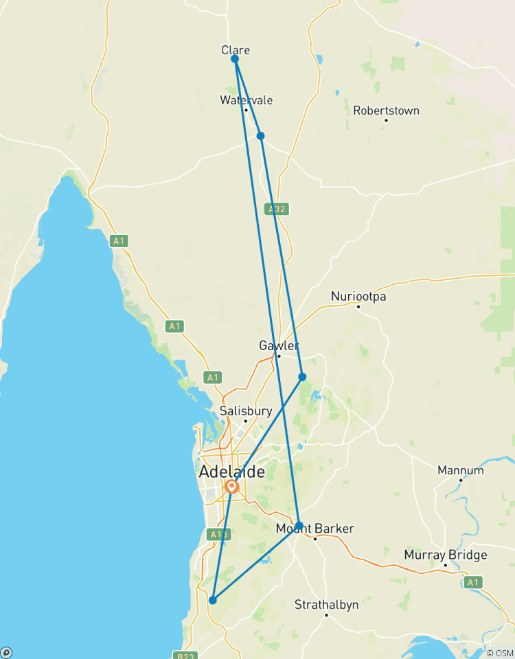 Tour de South Australia Vineyards - Guided Small Group 6N/7D Tour