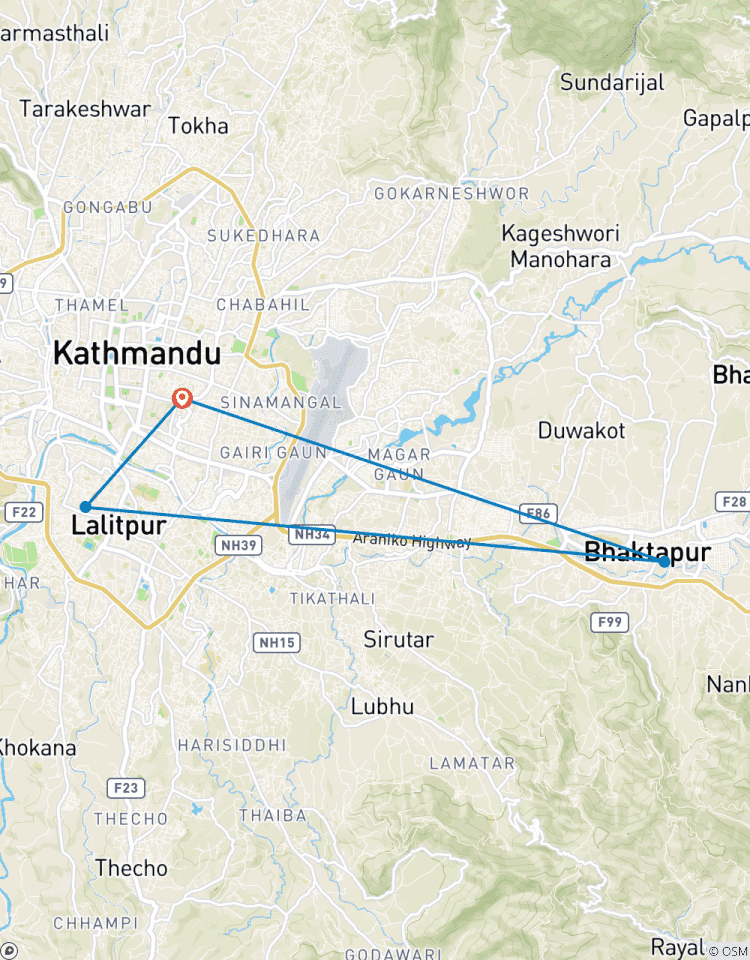 Circuito Visita de un día a Bhakatapur Durbar y Patan