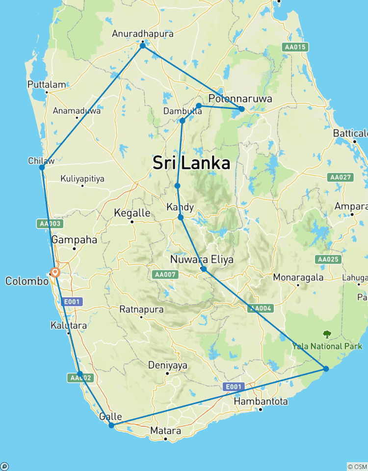 Les incontournables du Sri Lanka circuit