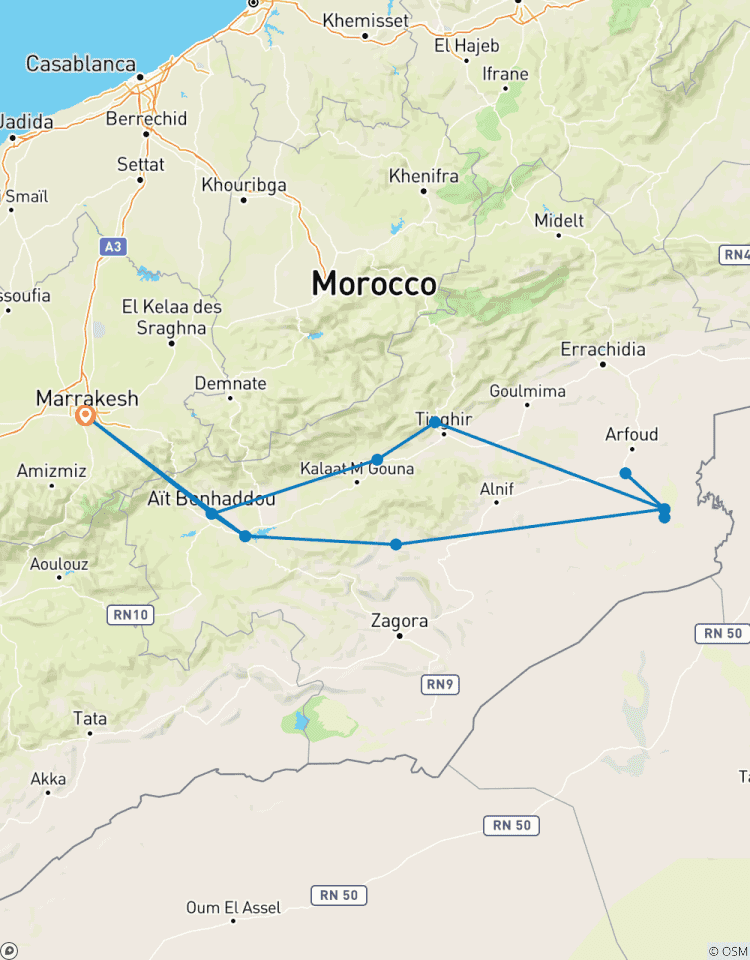 Circuito 5 días - viaje a Marruecos té con Nómadas