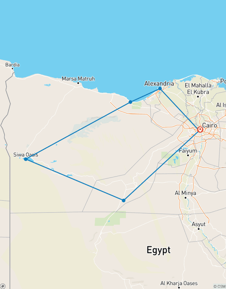 10-daagse Oasis-rondreis door Egypte-rondreis