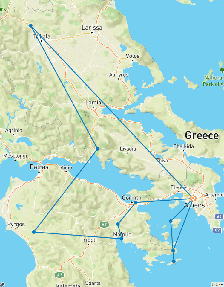 8-Day Group Tour: Ancient Greece, Acropolis & Saronic Islands Tour